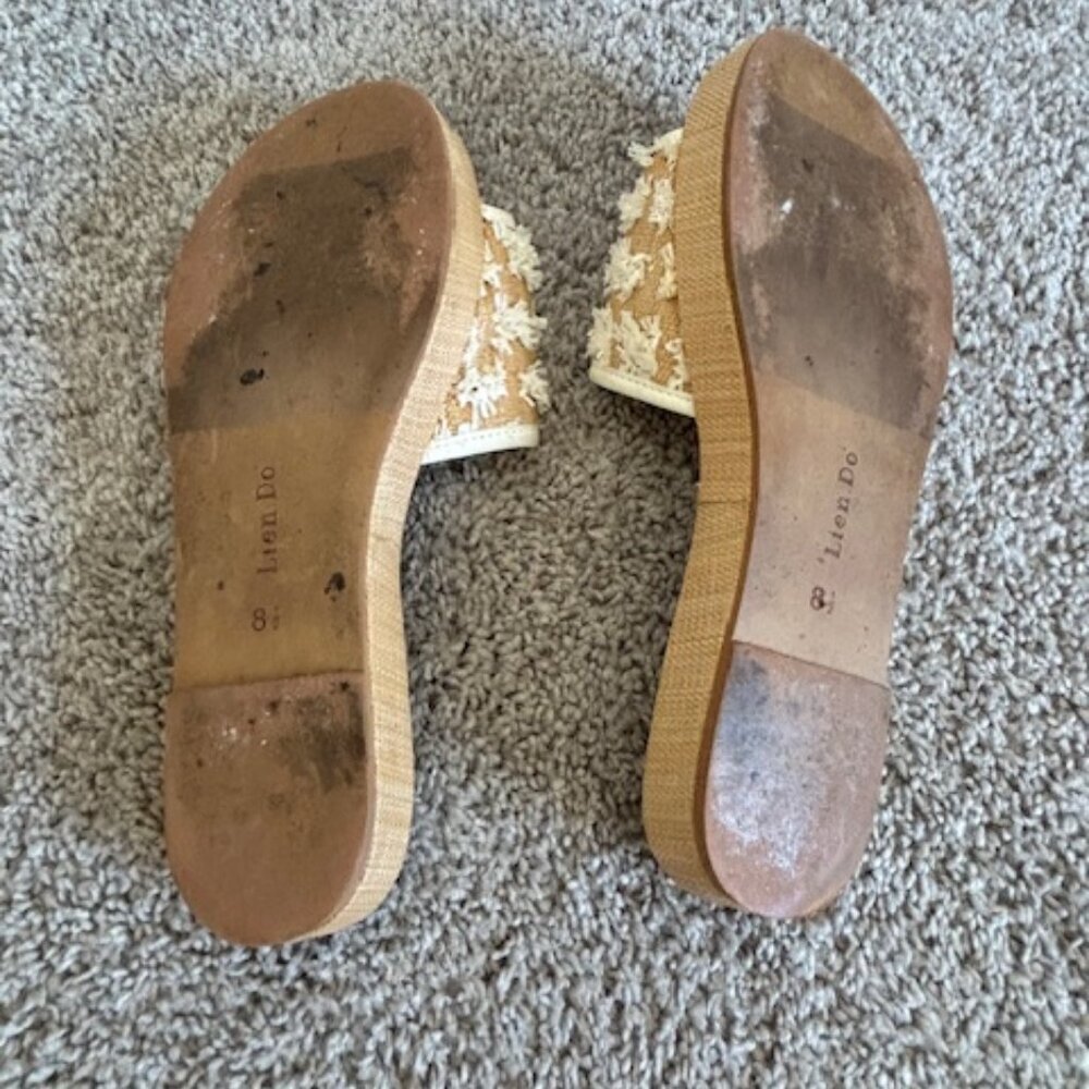 Anthropologie Lien.Do by Seychelles Buenavista Slides size 8.5 - Picture 5 of 6